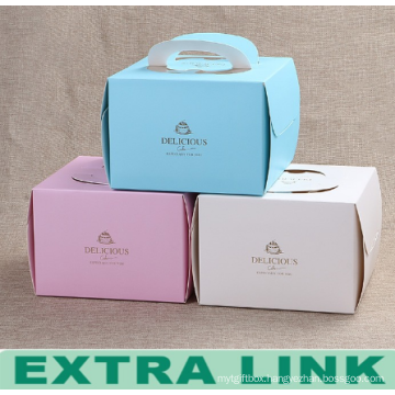 Logo Printing Wholesale Food Packaging Paper Cake Boxes